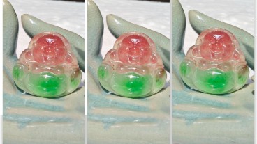 老坑翡翠俏色佛公另坠