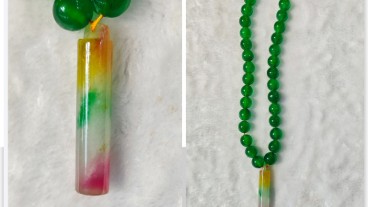 老坑翡翠珠链A货