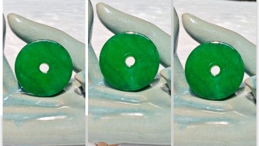 老坑翡翠平安扣